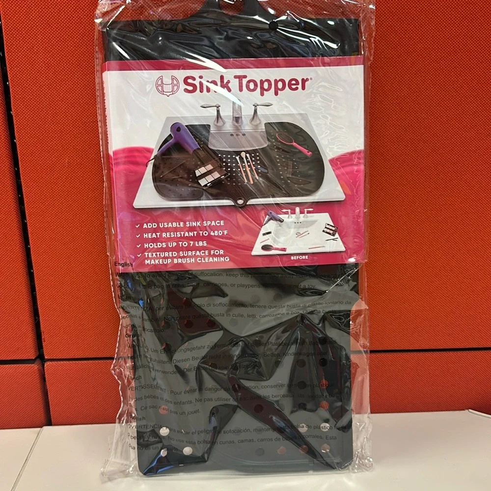 Sink topper silicone rubber